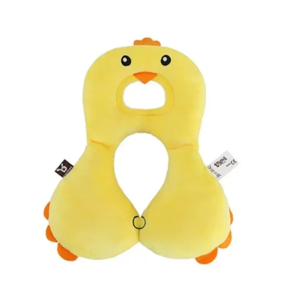 Kids’ Cartoon Animal U-Shaped Neck Pillow – Comfort & Protection for Car Travels