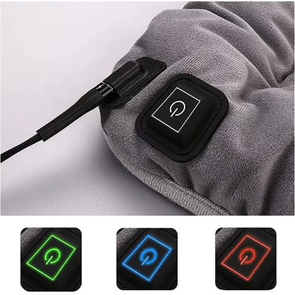 3-Level Adjustable Electric Heating Pad - Comfortable Body Warmer for Chair and Car - Image 5