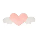 Heart-Shaped Plush Car Headrest & Lumbar Support Cushion