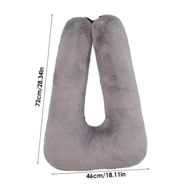 Ergonomic Car & Travel Neck Pillow with Adjustable Strap for Comfortable Support - Image 4