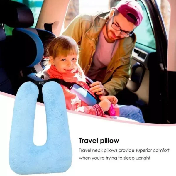 Ergonomic Car & Travel Neck Pillow with Adjustable Strap for Comfortable Support - Image 6