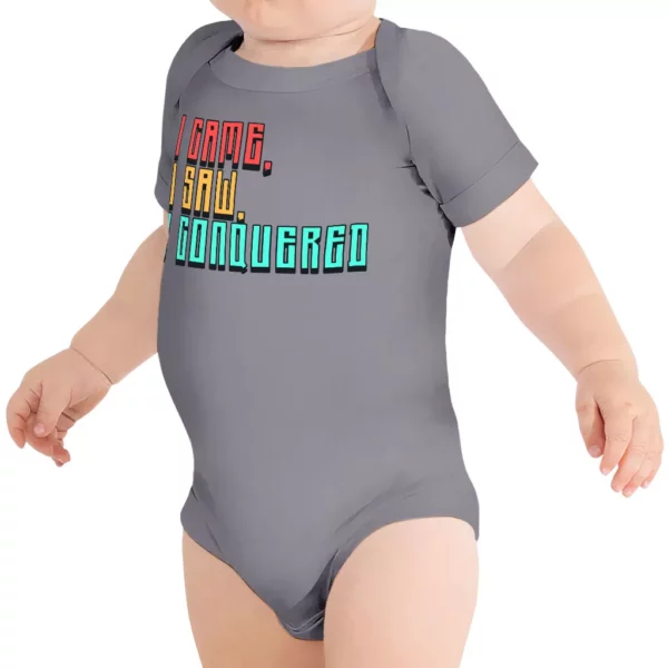 I Came I Saw I Conquered Baby Jersey Onesie – Cool Baby Bodysuit – Best Selling Baby One-Piece