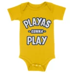 Playas Gonna Play Baby Jersey Onesie - Funny Baby Bodysuit - Themed Baby One-Piece