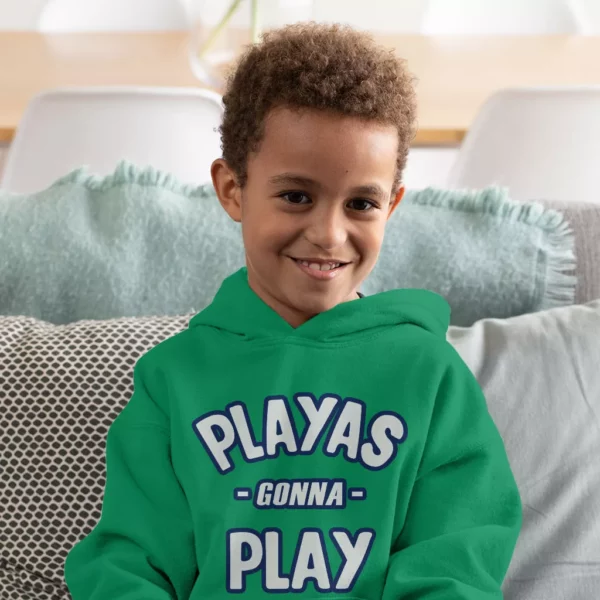 Playas Gonna Play Toddler Hoodie – Funny Toddler Hooded Sweatshirt – Themed Kids’ Hoodie