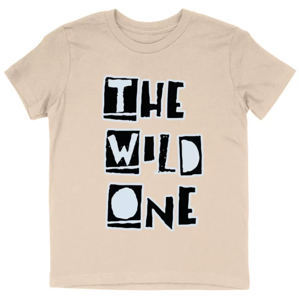 The Wild One Kids’ T-Shirt – Best Design T-Shirt – Trendy Tee Shirt for Kids
