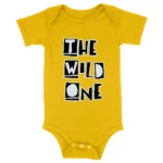 The Wild One Baby Jersey Onesie - Best Design Baby Bodysuit - Trendy Baby One-Piece