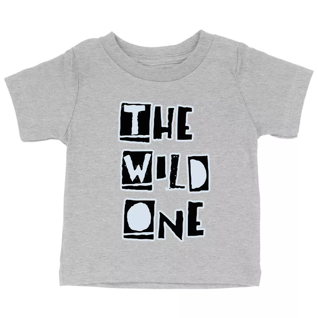 The Wild One Baby Jersey T-Shirt – Best Design Baby T-Shirt – Trendy T-Shirt for Babies