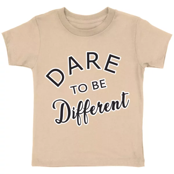 Dare to Be Different Toddler T-Shirt – Cool Kids’ T-Shirt – Graphic Tee Shirt for Toddler