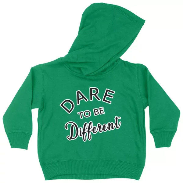 Dare to Be Different Toddler Hoodie – Cool Toddler Hooded Sweatshirt – Graphic Kids’ Hoodie