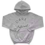 Dare to Be Different Kids' Sponge Fleece Hoodie - Cool Kids' Hoodie - Graphic Hoodie for Kids