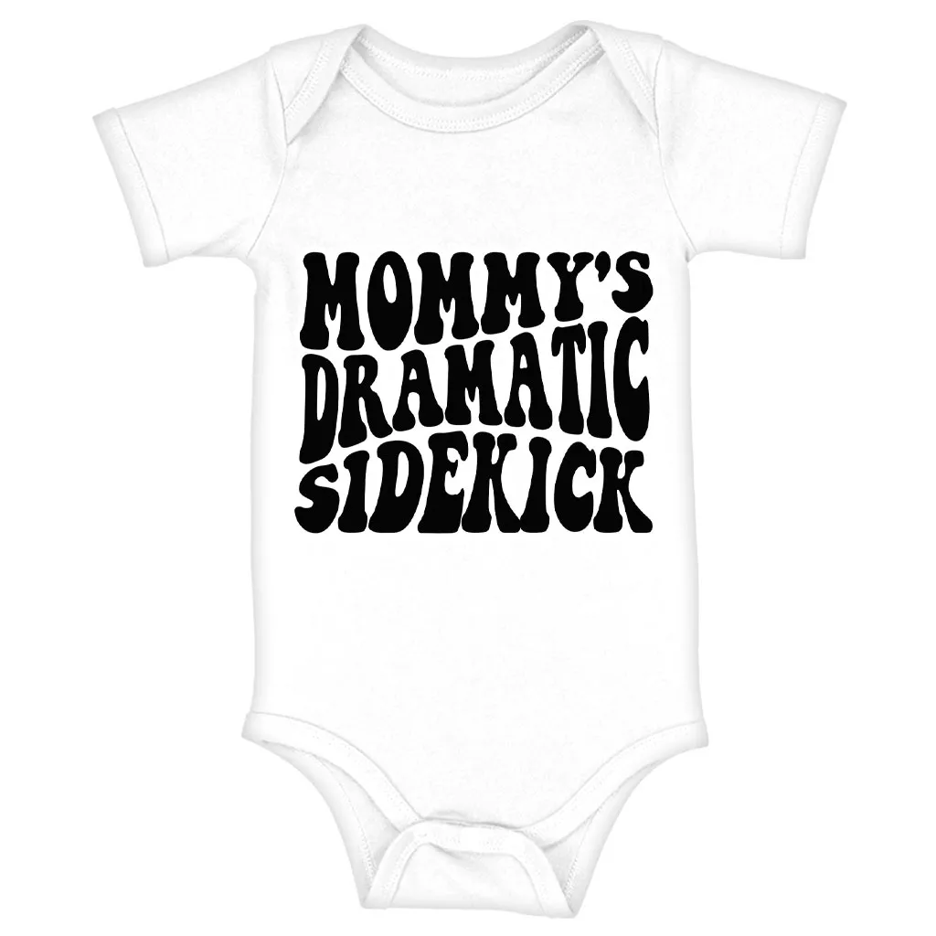 Dramatic Baby Jersey Onesie – Funny Design Baby Bodysuit – Cool Design Baby One-Piece