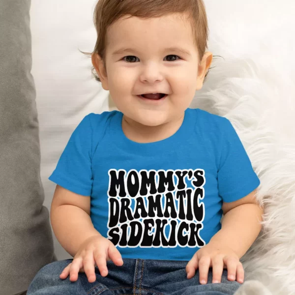 Dramatic Baby Jersey T-Shirt – Funny Design Baby T-Shirt – Cool Design T-Shirt for Babies