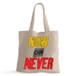 Now Or Never Small Tote Bag - Cool Shopping Bag - Trendy Tote Bag