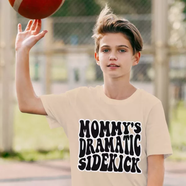 Dramatic Kids’ T-Shirt – Funny Design T-Shirt – Cool Design Tee Shirt for Kids