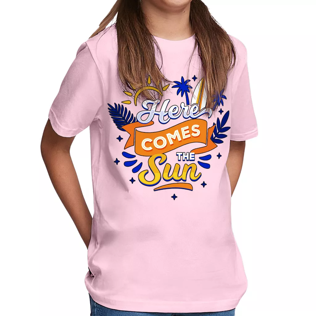 Here Comes the Sun Kids’ Classic Fit T-Shirt – Cute T-Shirt – Themed Classic Fit Tee