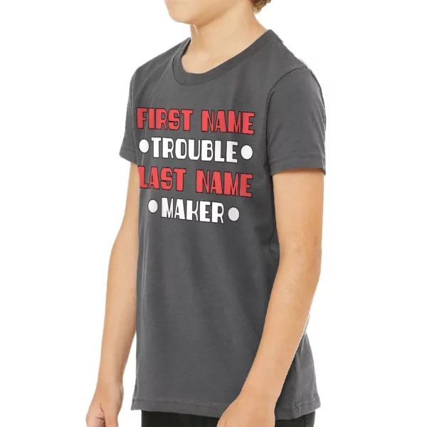 Trouble Maker Kids’ T-Shirt – Funny T-Shirt – Cool Tee Shirt for Kids