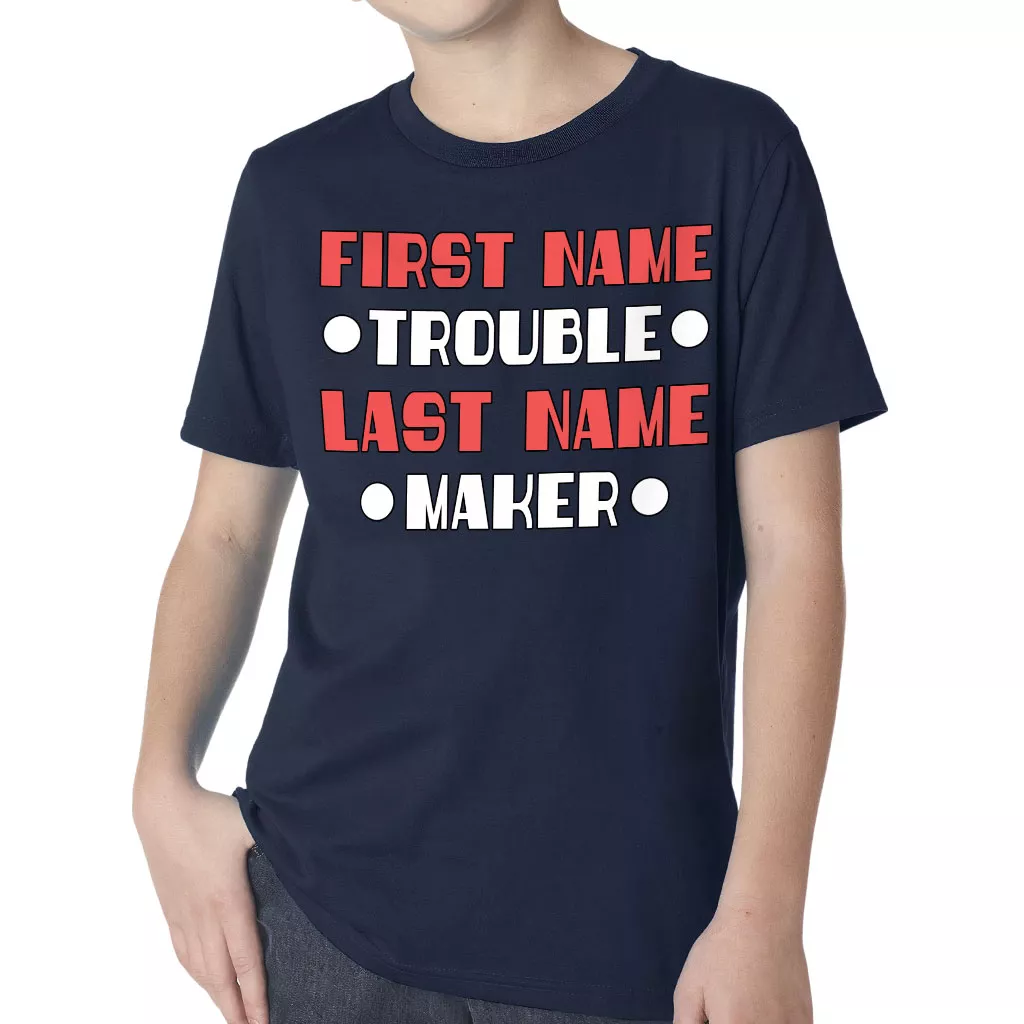 Trouble Maker Kids’ Classic Fit T-Shirt – Funny T-Shirt – Cool Classic Fit Tee