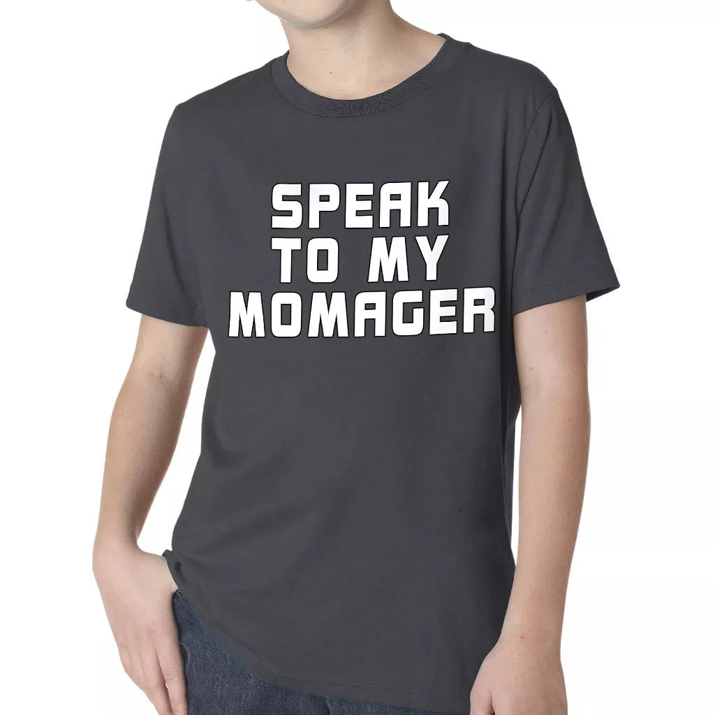 Momager Kids’ Classic Fit T-Shirt – Best Funny T-Shirt – Printed Classic Fit Tee