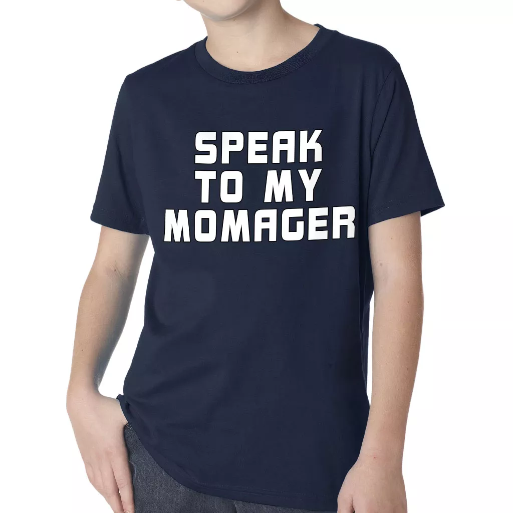 Momager Kids’ Classic Fit T-Shirt – Best Funny T-Shirt – Printed Classic Fit Tee