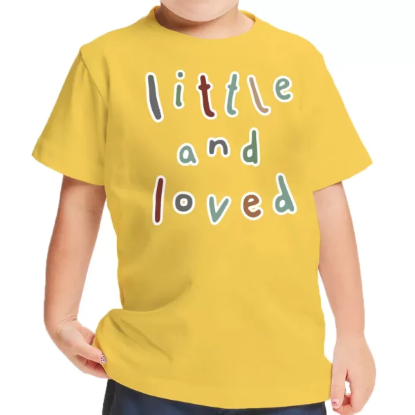 Little and Loved Toddler T-Shirt - Kawaii Kids' T-Shirt - Themed Tee Shirt for Toddler - Image 2