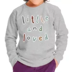 Little and Loved Toddler Long Sleeve T-Shirt - Kawaii Kids' T-Shirt - Themed Long Sleeve Tee