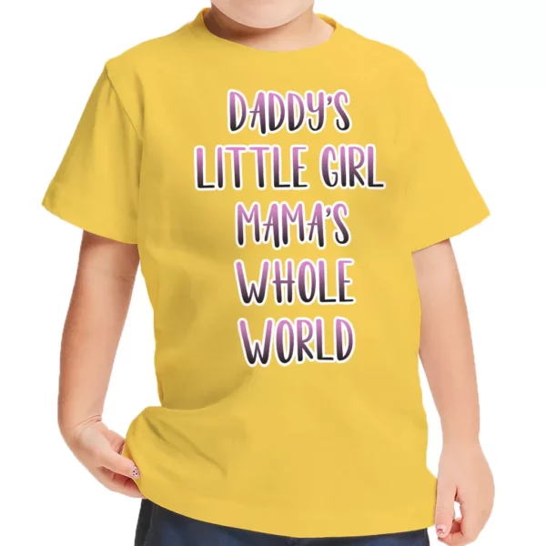 Daddy’s Little Girl Toddler T-Shirt – Cute Kids’ T-Shirt – Printed Tee Shirt for Toddler