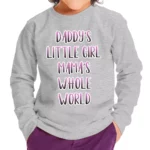 Daddy's Little Girl Toddler Long Sleeve T-Shirt - Cute Kids' T-Shirt - Printed Long Sleeve Tee