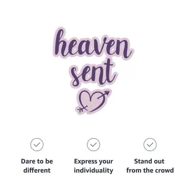 Heaven Sent Toddler T-Shirt – Angel Kids’ T-Shirt – Heart Print Tee Shirt for Toddler