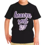 Heaven Sent Toddler T-Shirt - Angel Kids' T-Shirt - Heart Print Tee Shirt for Toddler