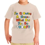 I'm Growing a Human Toddler T-Shirt - Colorful Kids' T-Shirt - Themed Tee Shirt for Toddler