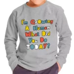 I'm Growing a Human Toddler Long Sleeve T-Shirt - Colorful Kids' T-Shirt - Themed Long Sleeve Tee