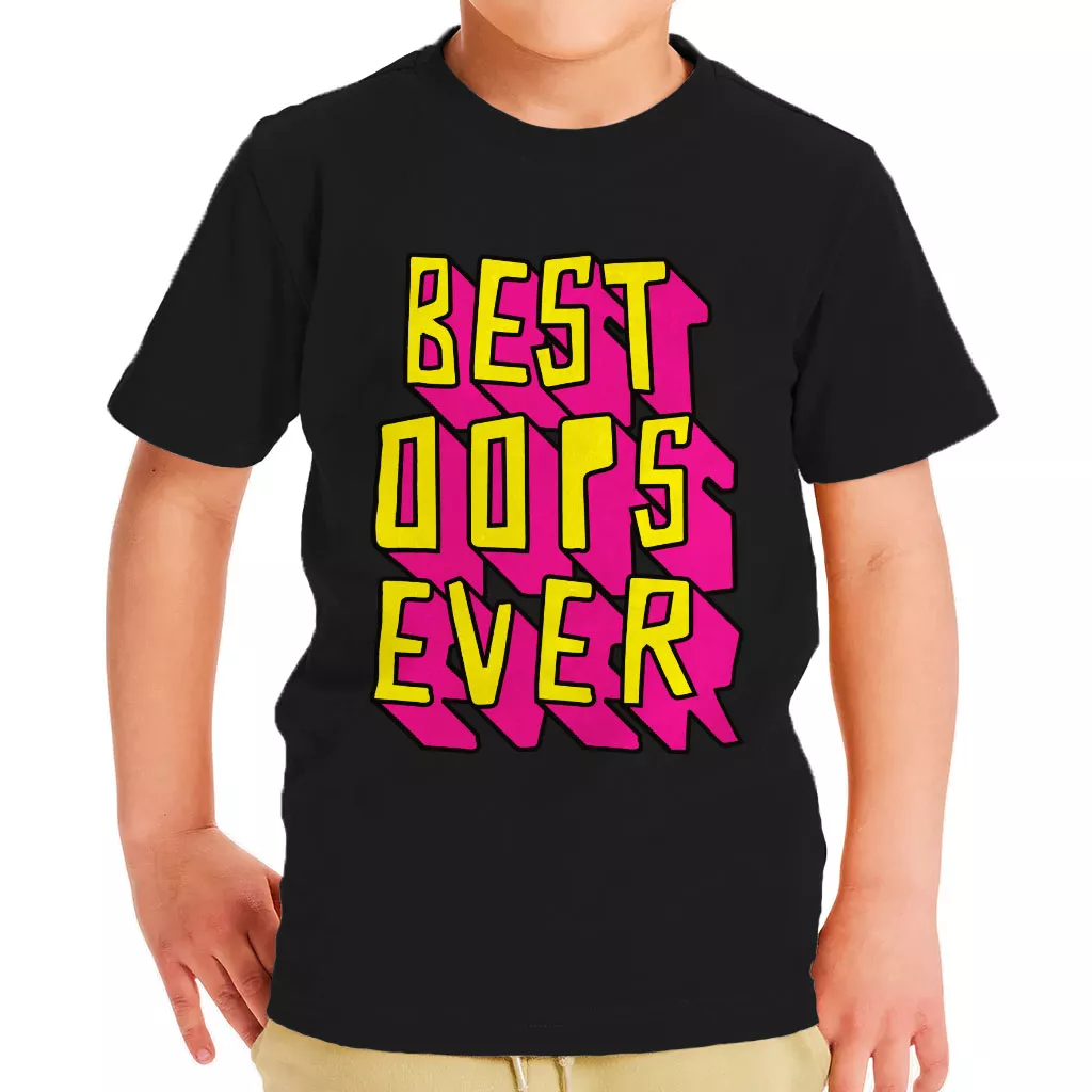 Best Oops Ever Toddler T-Shirt – Funny Kids’ T-Shirt – Printed Tee Shirt for Toddler