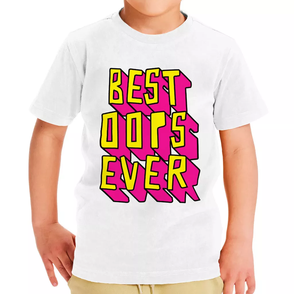 Best Oops Ever Toddler T-Shirt – Funny Kids’ T-Shirt – Printed Tee Shirt for Toddler