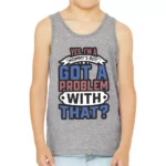 Cute Funny Kids' Jersey Tank - Family Sleeveless T-Shirt - Graphic Kids' Tank Top