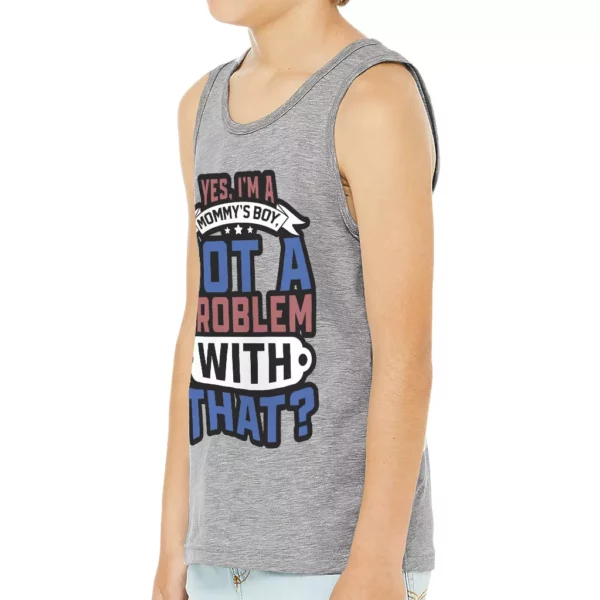 Cute Funny Kids’ Jersey Tank – Family Sleeveless T-Shirt – Graphic Kids’ Tank Top