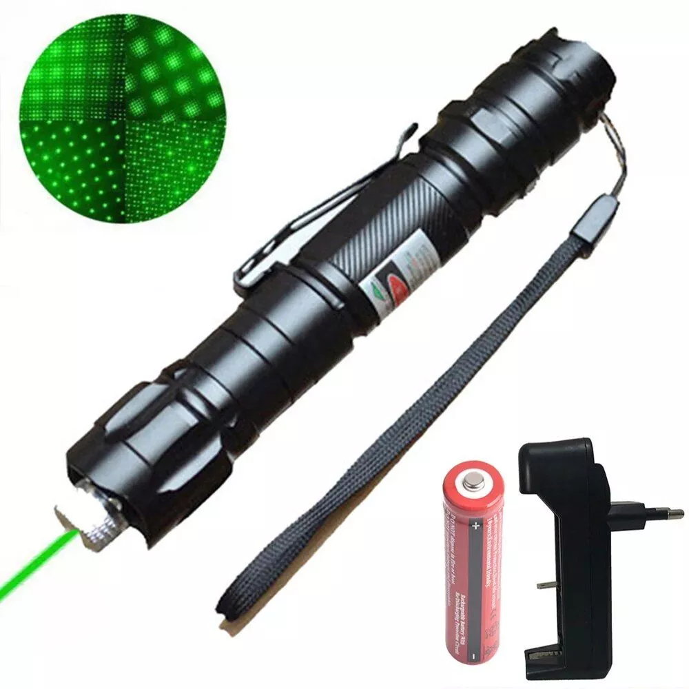 High Power Adjustable Focus Green Laser Pointer Pen