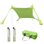 Portable Family Beach Sunshade Tent with UV Protection and Easy Setup