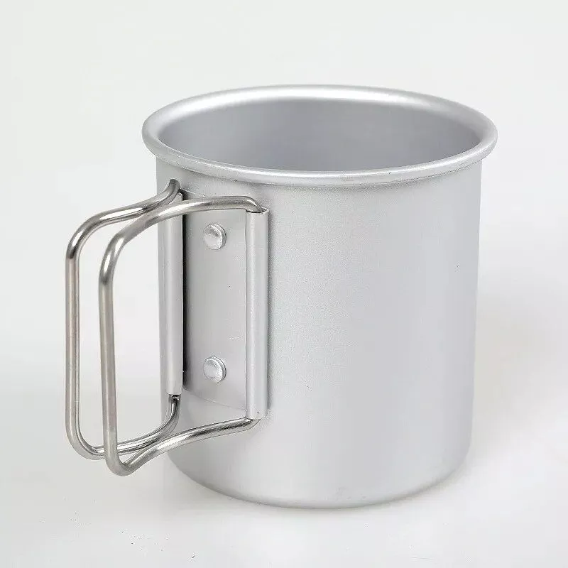 Lightweight Aluminum Camping Mug – 300ml Portable Outdoor Cup for Hiking & Picnic
