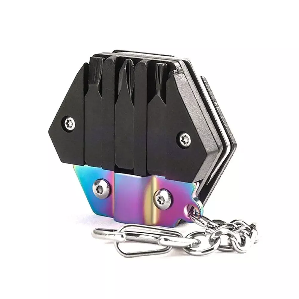 Hexagonal Multitool Keychain