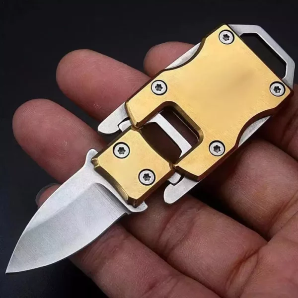 Compact Tactical Mini Folding Knife Keychain