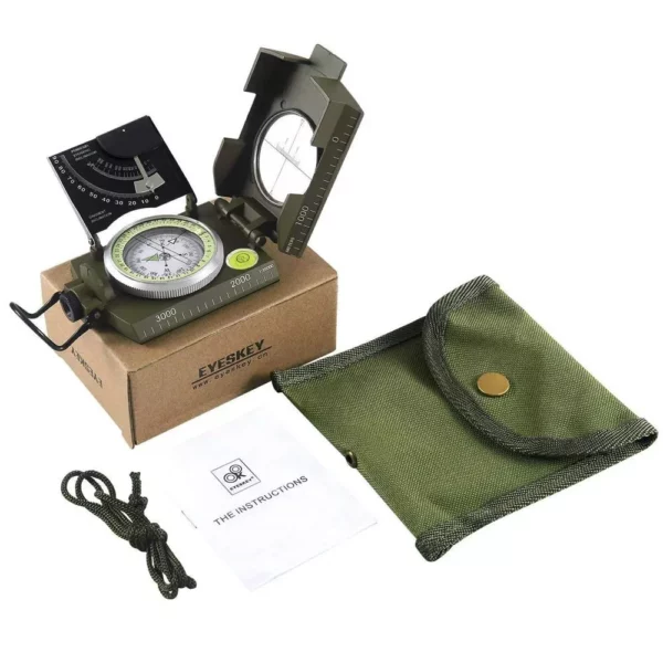 Durable Outdoor Survival Compass: Military-Grade, Waterproof & Shockproof