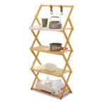 Versatile Bamboo Outdoor Folding Rack