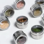 Compact Stainless Steel Spice Jar for Outdoor Cooking and Picnics