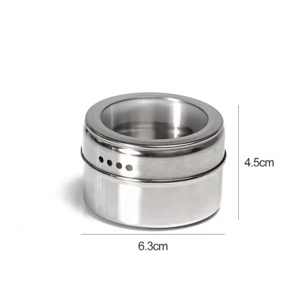 Compact Stainless Steel Spice Jar for Outdoor Cooking and Picnics