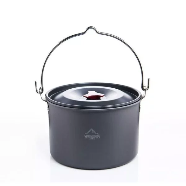 4L Outdoor Camping Hanging Pot – Durable, Lightweight Cookware for 4-6 Persons