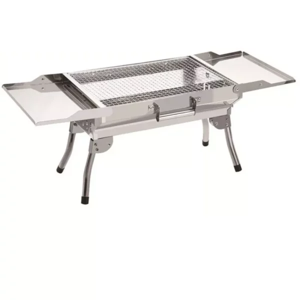 Large Portable Charcoal BBQ Grill – Foldable Outdoor Stove for Camping and Picnic, Ideal for 3-5 People