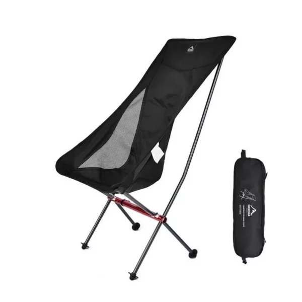 Portable Folding Chair for Camping, Fishing, and Beach Relaxation