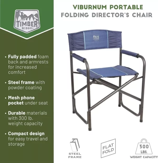 Heavy-Duty Collapsible Outdoor Lounge Chair