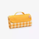 Yellow Checkered Picnic Blanket