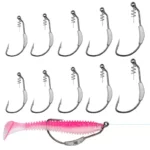 10-Pack Weighted Twistlock Swimbait Hooks